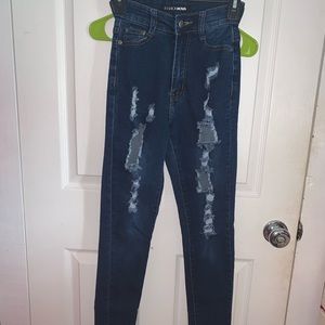 fashion nova high rise jeans